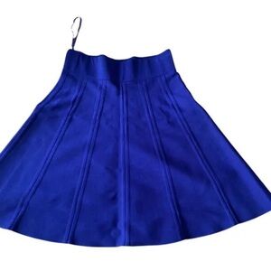 Ted Baker London Skirt Size 2 A-line Skater Fit Flare Cobalt